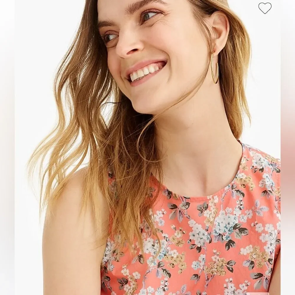 J. Crew Sleeveless tank in Liberty Josephine floral. Size XS.
